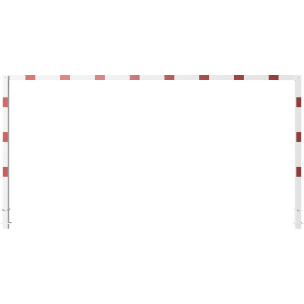 Height restriction barriers | stationary | fixed, 100 x 100 mm, for casting in concrete | total width: 6000 mm | clear height: approx. 2300 mm